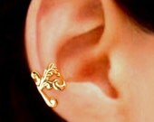 24K Gold Empire ear cuff earrings jewelry - earcuff for men and women  041913