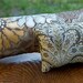 Mint and Chocolate Colored Mini Pillows - Paisley