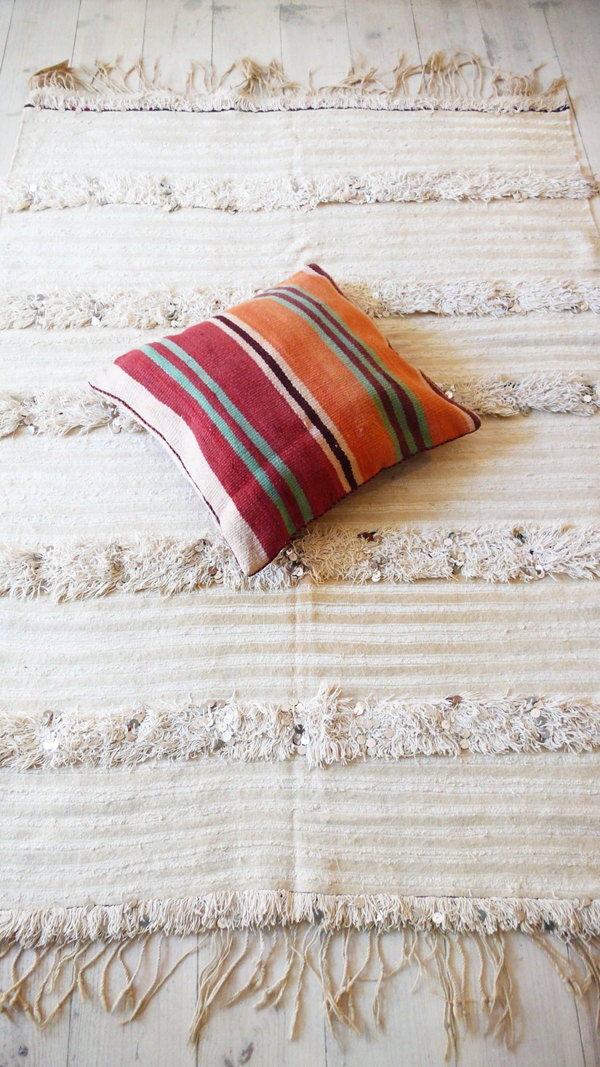 Moroccan Kilim pillow cover - Stripes