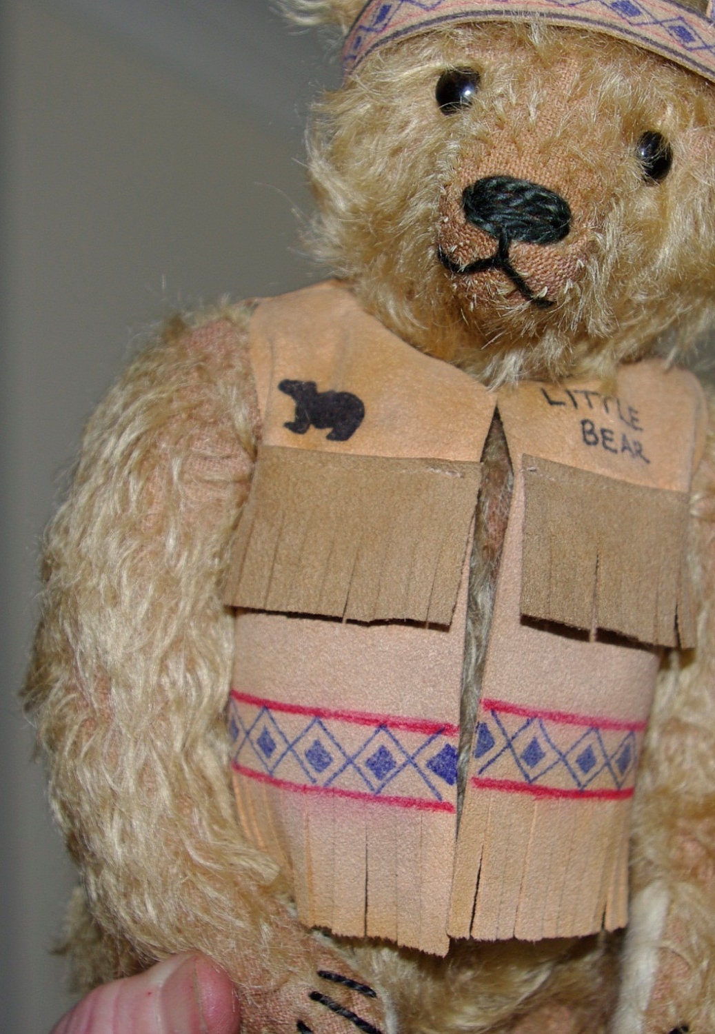 Hampton Bears Little Bear Brave vintage Style Artist Bear 11 1/2" tall