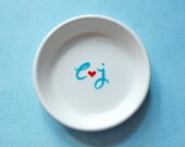 Personalized Ring Holder- Custom Initials and Colors