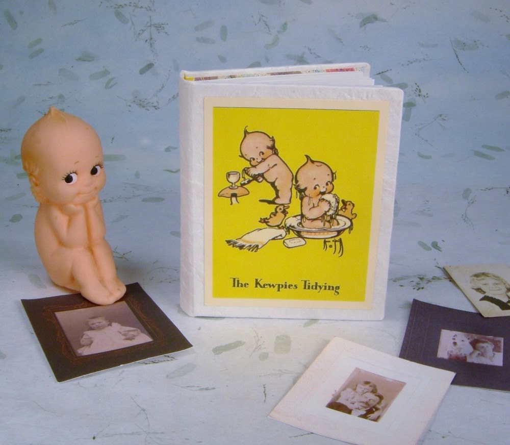 Kewpie Doll Yellow Cover Mini Flutter Book Baby Album