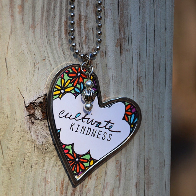 3-in-1 Necklace with Silver Beads: Cultivate Kindness