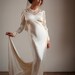 Old Hollywood Glamour, Vintage Liquid Satin Wedding Gown
