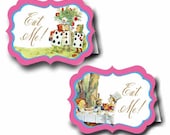 Alice in Wonderland Buffet Sign . Gilded Alice in Wonderland Collection . by Loralee Lewis