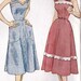1950s Misses Dress Vintage Sewing Pattern, Rockabilly, I love Lucy , Simplicity 3875 bust 32"