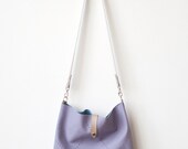 Lavender Leather Crossbody bag No. CB-2001