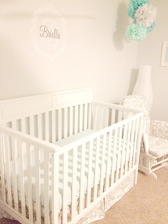 baby mobile nursery decor ... Tissue pom poms ... 5 paper pompoms ... choose your colors Il_570xn