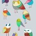 Kids Prints and Posters. The Birds by Ashley Percival.