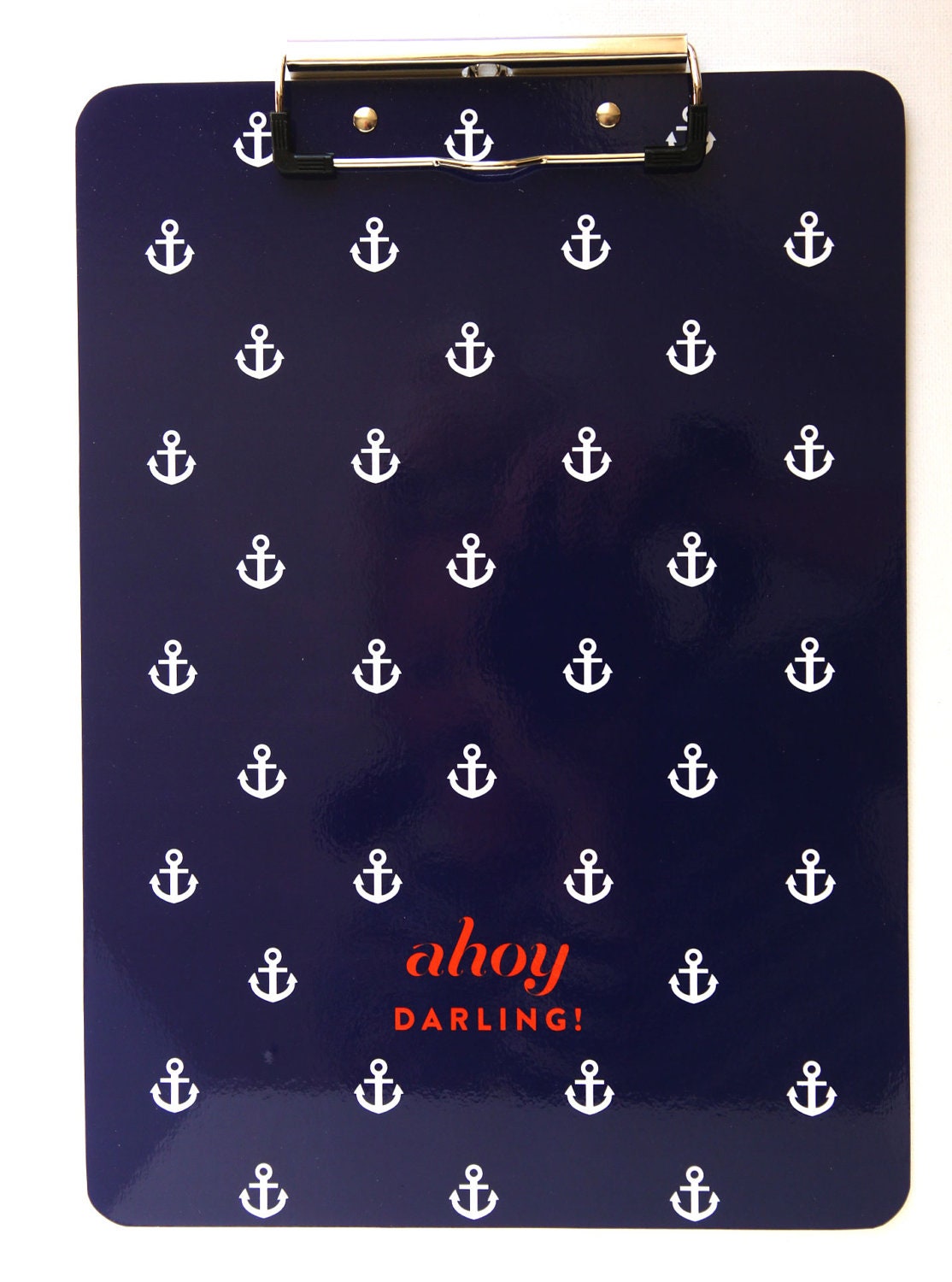 Nautical Anchor Print Clipboard