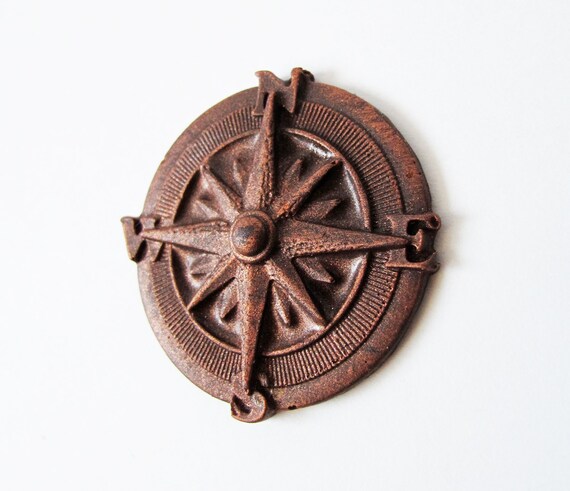 5 Chocolate Compasses: Burnt Copper Il_570xn
