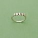Tiny Skulls silver ring