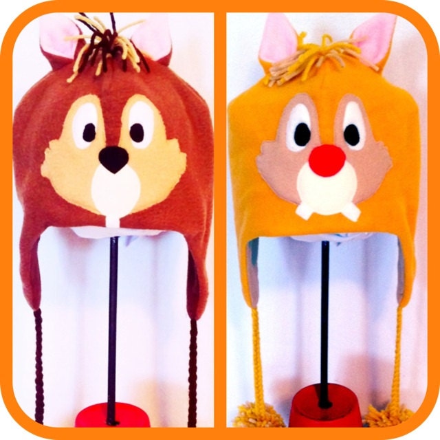 Chip n' Dale Chipmunk Beanie Hat