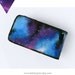 Space Galaxy Nebula Cosmic Cell phone gadget case cover Hand painted PU Leather Iphone 4 Case