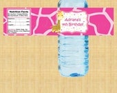 Giraffe Water Bottle Labels Il_170x135