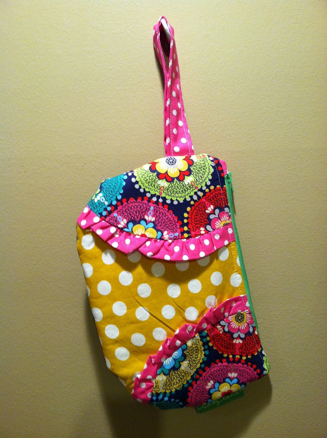 Ruffled Wristlet