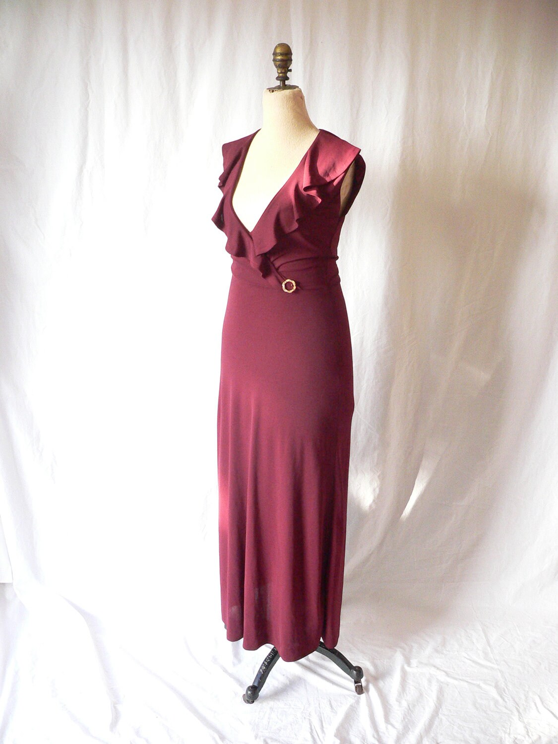 Maroon Formal Dress