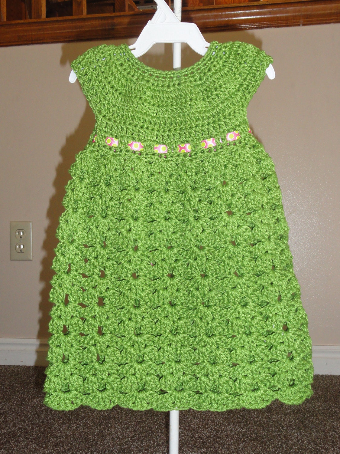 Fun and Easy Kaylen Dress Crochet Pattern Sizes 12 Months, 2T and 3T