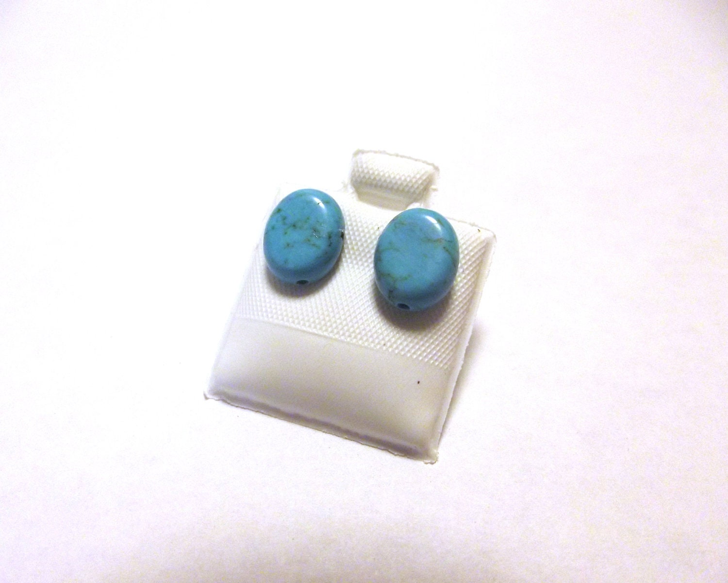 Oval Turquoise Stud Earrings