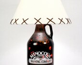 LED Lighted Minocqua Growler Lamp 4 Option Wine Liquor Beer Bottle Lamp