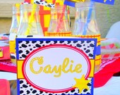 JESSIE Inspired/ Toy Story - FOOD Labels- PLACE Cards / Cowboy and Western Party - Girls birthday party- Krown Kreations Il_170x135