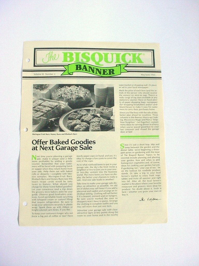 The Bisquick Banner - May/June 1983 - Volume III, Number 4 - Leaflet - General Mills Inc.