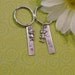 COUPLES Key Chain -- Boyfriend/ Girlfriend -- Engagement --Remember the date -- Just Because