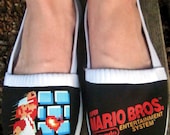 Custom Women's NES Super Mario Bros Canvas Shoes