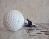 Wine Bottle Stopper - Vintage Top Flite 2 Golf Ball Wine Stopper