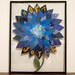 Personalized Paper Flower Collage, 11x14 Custom Design