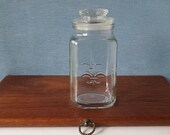 Anchor Hocking Fleur De Lis Jar