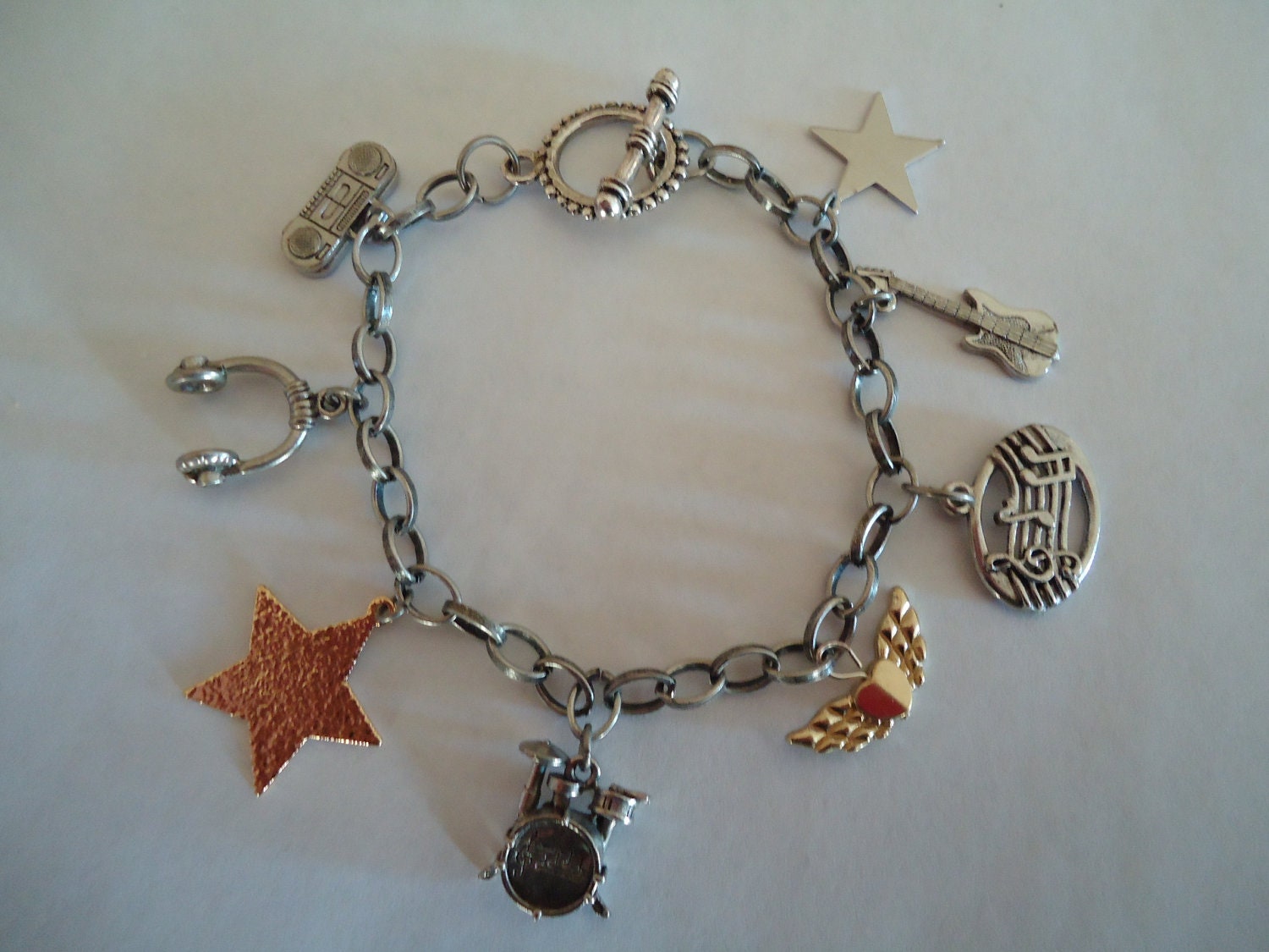 music charm bracelet