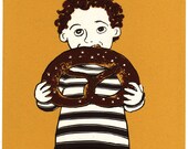 Big Bretzel - limited edition screenprint
