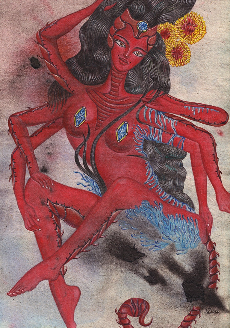 Scorpio: The Feared Revenger (Oct 23 - Nov 21) / ART PRINT / LARGE / 21" X 28"