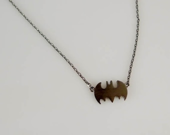 black batman necklace
