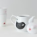 Reserved for Minisushu // Bird teapot and 2 cups