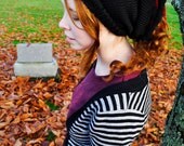 RESERVED for KARL SCHMIDT Midnight Shape-Shifter: Dread Hat Beanie Scarf