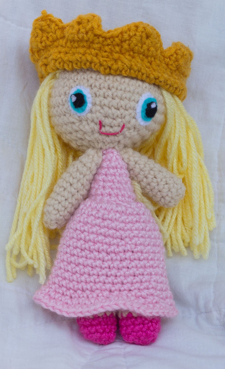 Customize Your Own Princess Doll (Crocheted Stuffed Toy)