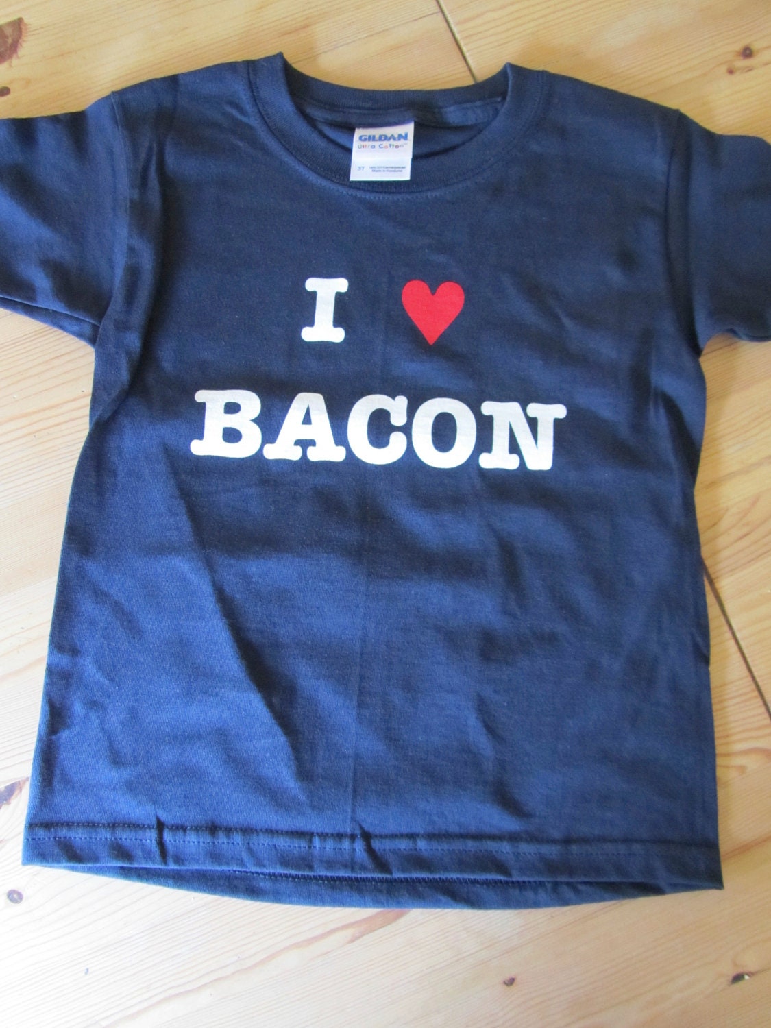 Kids "I Heart Bacon" T-shirt sizes 2T - Youth Large