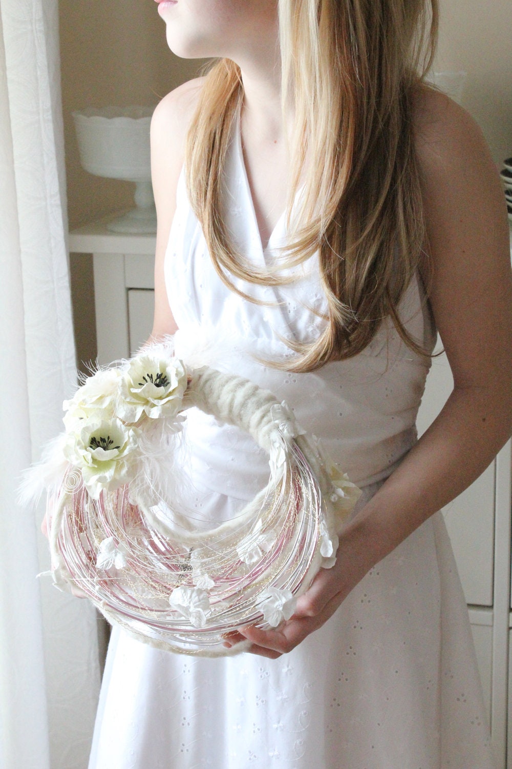 Alternative wedding flower bouquet, decorative fashion purse for the Alternative Bride