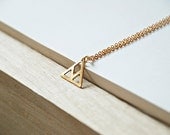 Triangles Necklace - Geometric Jewelry
