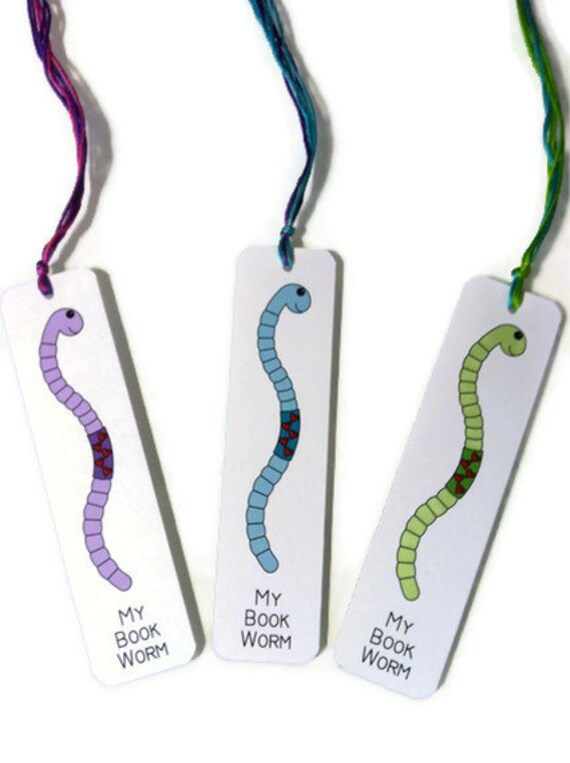 Bookworm Bookmark