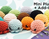 MiniPus (solid) & Add-On - Cell Phone Strap, Lobster Clasp, Pin, Key Chain or Dust Plug Attachment (3.50 EACH)