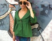 Peter Pan Jacket - Green Vintage inspired Jacket