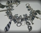 Inspired by Fifty Shades of Grey  -charm bracelet - sexy - 50 Shades - Laters Baby
