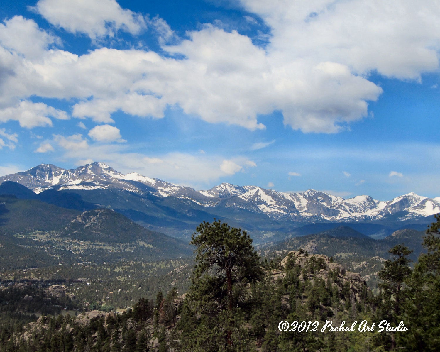 Landscape Photography,  Rocky Mountains Photograph, 8x10 Print by John Prchal