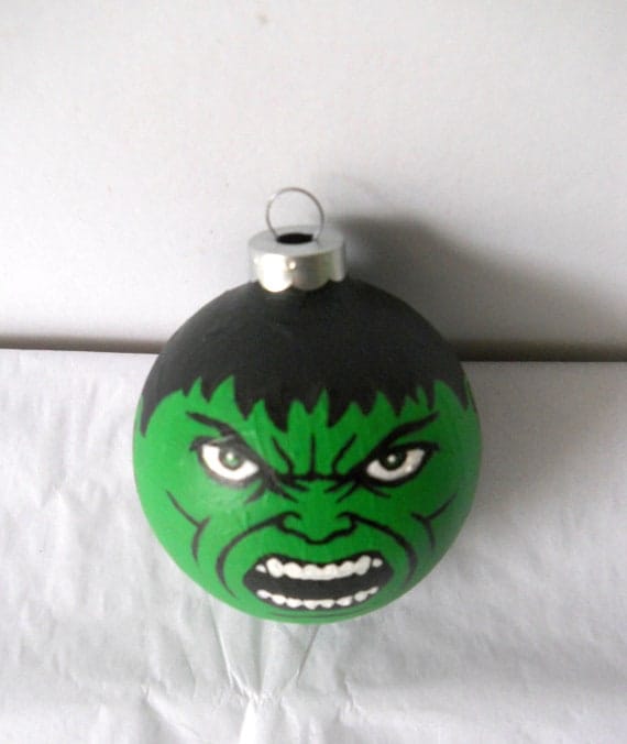 Avengers Hulk Painted Holiday Ornament
