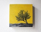 SPRING OFFER Landscape Tree in gold Etsy painting canvas