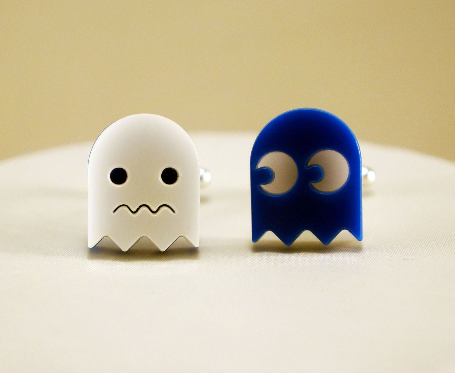 Pacman Ghost Cuff Links - Retro Gamer