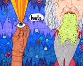 eye has not seen (limited edition Giclee print, 12"x9")